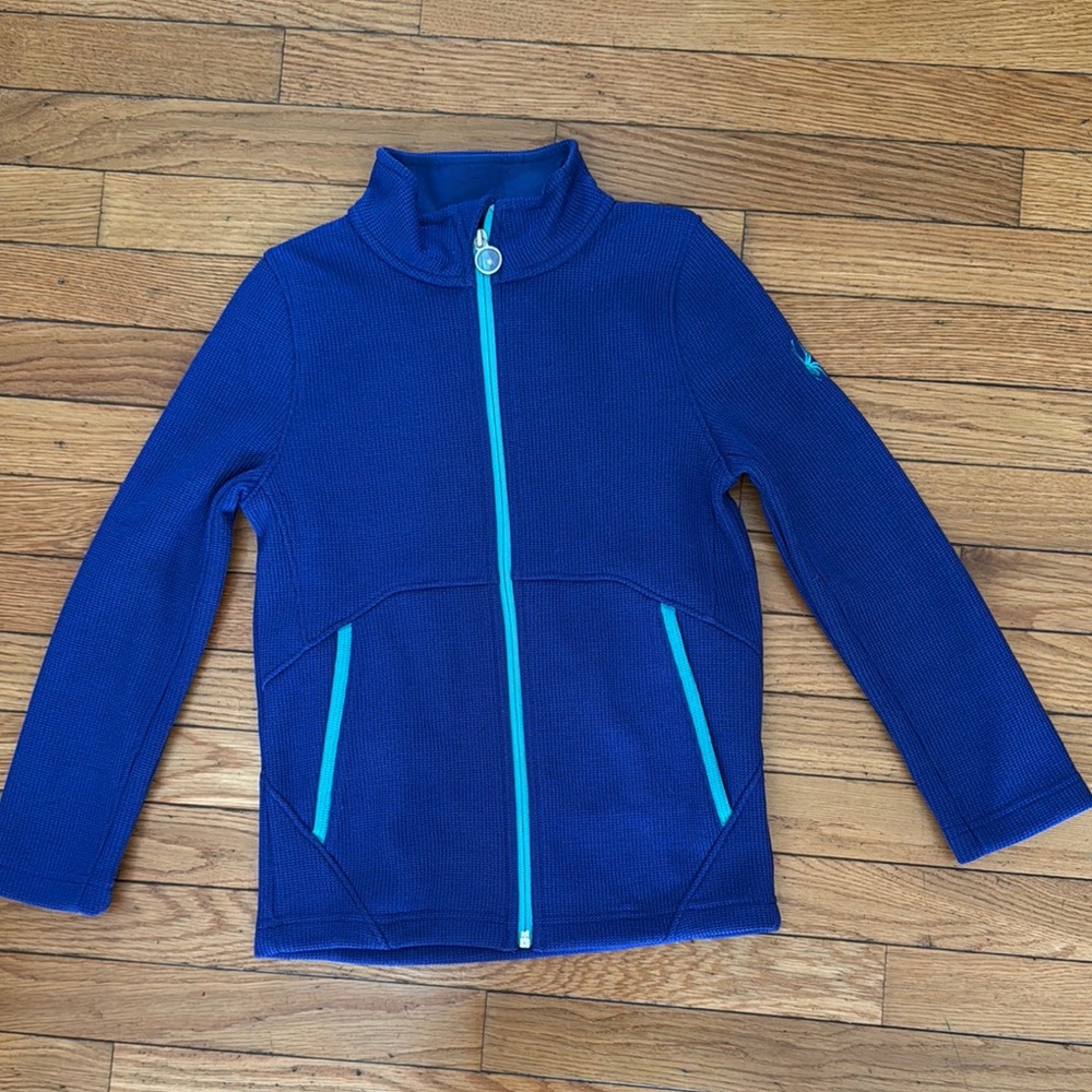 Spyder Kids Blue Jacket with Light Blue Accents